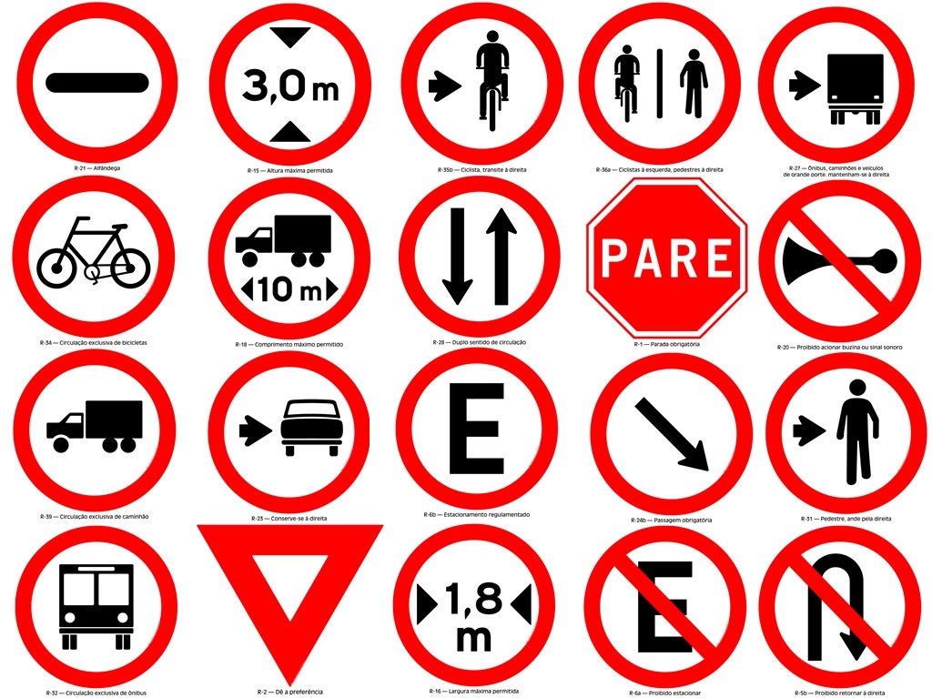 IW8 Fabricação de Placas de Regulamentação e Sinalização de Trânsito